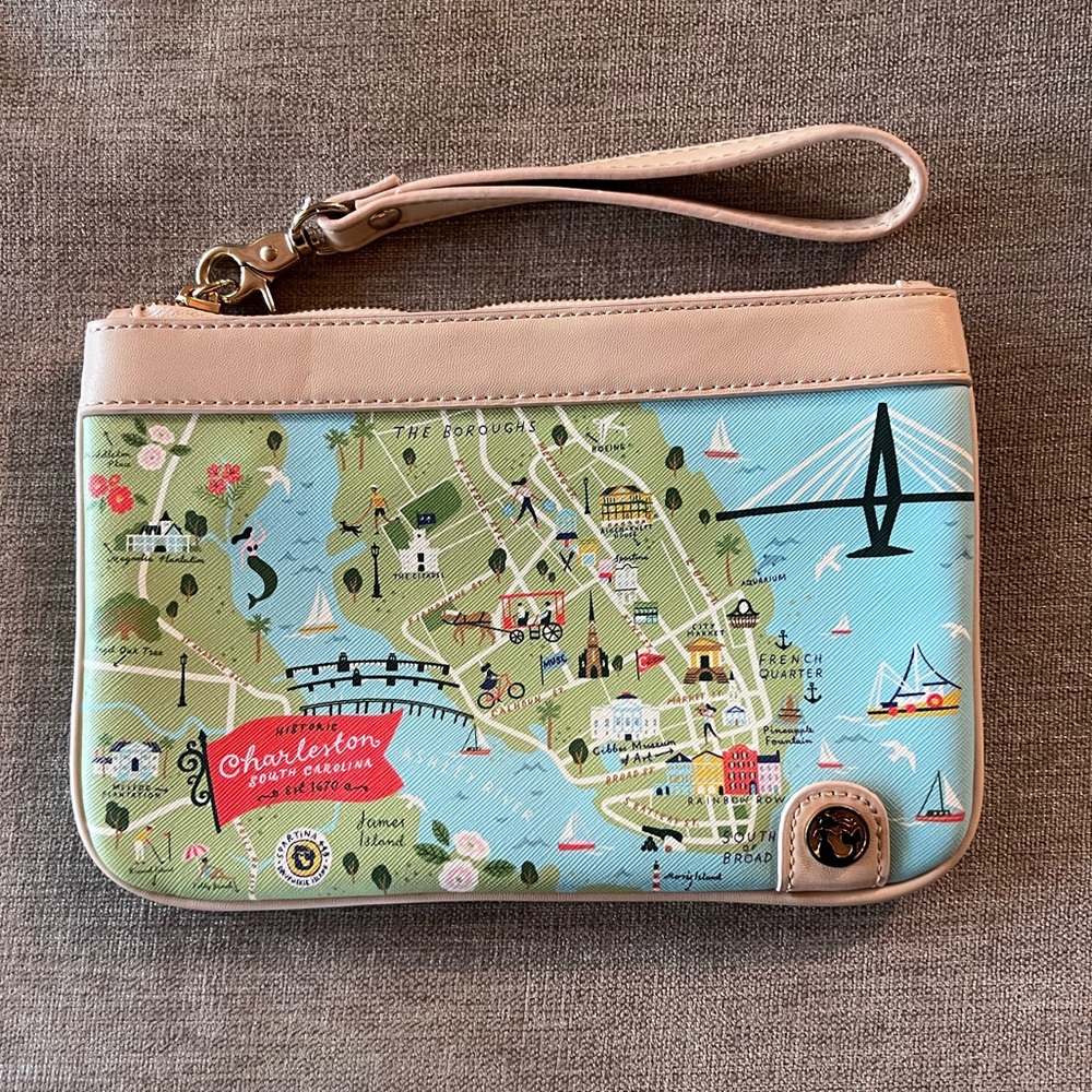 Spartina 449 Charleston South Carolina Clutch Purse
